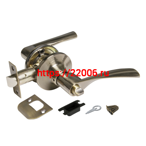 Ручка Ajax (Аякс) защелка DK610 AB-BK (6010 AB-B) (фик.) бронза Ручка Ajax (Аякс) защелка DK610 AB-BK (6010 AB-B) (фик.) бронза