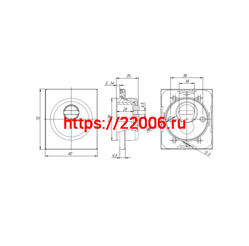 Броненакладка Armadillo (Армадилло) DEF.USS/K.25 (Protector/USS) BPVD вороненый никель фото 4