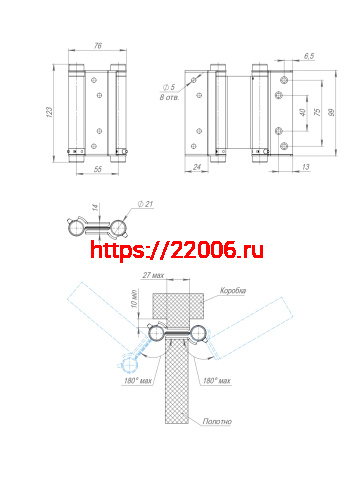 Петля Armadillo (Армадилло) пружинная Aldeghi ALH.100.4 SN мат. никель фото 5 Петля Armadillo (Армадилло) пружинная Aldeghi ALH.100.4 SN мат. никель фото 5