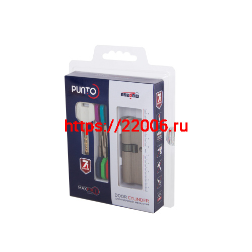 Цилиндровый Punto (Пунто) механизм MaxPro7000Key90mm(30+10+50) SN никель 7key фото 3
