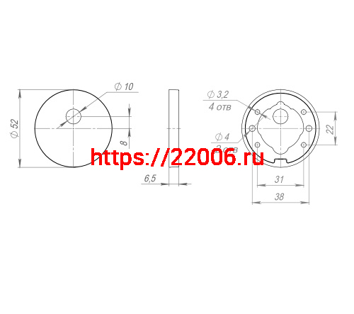 Накладка Fuaro (Фуаро) на шток цилиндра ESC.O.RLR/R.486 CP-8 хром (1шт.) фото 3 Накладка Fuaro (Фуаро) на шток цилиндра ESC.O.RLR/R.486 CP-8 хром (1шт.) фото 3