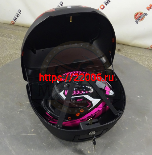 Кофр багажный мото задний CIGNA E-63 42л черный фото 3 Кофр багажный мото задний CIGNA E-63 42л черный фото 3