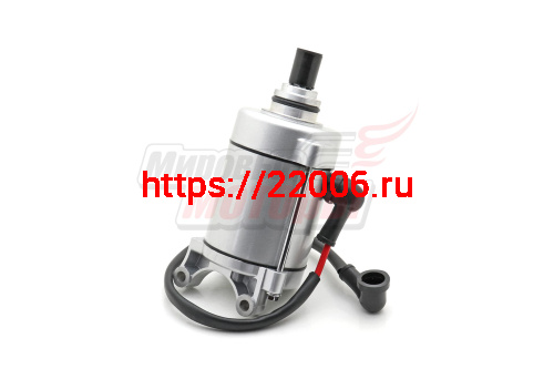 Электростартер 156FMI-167FMM 125-250см3 (вал 9 шлицов, d14 мм, креп.отв. 52 мм) (CG,CB125-250)