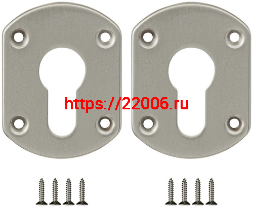 Накладка Fuaro (Фуаро) на цилиндр ESC.C+C/OV.set (ESC031) SN мат.никель (2шт.) Накладка Fuaro (Фуаро) на цилиндр ESC.C+C/OV.set (ESC031) SN мат.никель (2шт.)