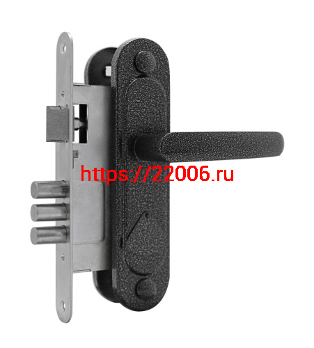 Замок Omega (Омега) врезной сувальдный с защёлкой в комплекте с ручкой ЗВ9.1-01 (серебро), 3 кл. Замок Omega (Омега) врезной сувальдный с защёлкой в комплекте с ручкой ЗВ9.1-01 (серебро), 3 кл.