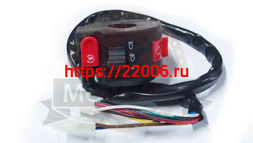 Переключатель ATV 110 / 125 RIDER левый, в сборе (НАБОР)