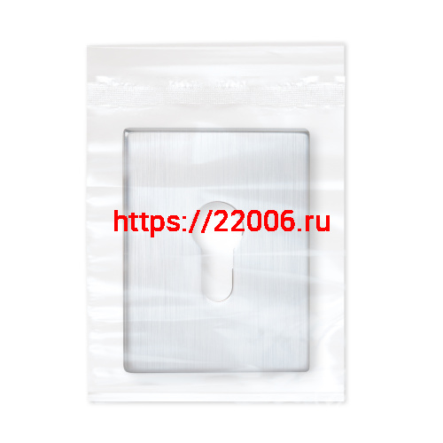 Накладка Fuaro (Фуаро) на цилиндр ESC.C.TRG/K.486 SSC-16 сатинированный хром (1 шт.) фото 2