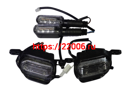 Боковой фонарь электро скутер М6 (компл. 4шт) (L7030000554, L7040000550, L7050000244, L7060000237) Боковой фонарь электро скутер М6 (компл. 4шт) (L7030000554, L7040000550, L7050000244, L7060000237)