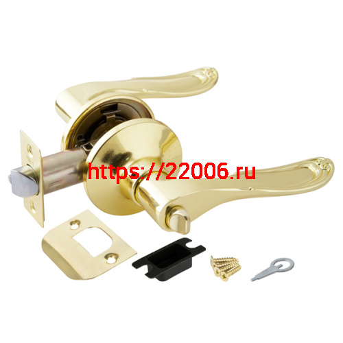 Ручка Punto (Пунто) защелка DK630 PB-BK (6030 PB-B) (фик.) золото Ручка Punto (Пунто) защелка DK630 PB-BK (6030 PB-B) (фик.) золото