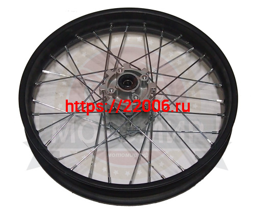 Обод 18" задний спицы,  диск. тормоз 2,15-18"  X-MOTOS 250, под ось 15 мм., 4 отв. (Y312801gB01)