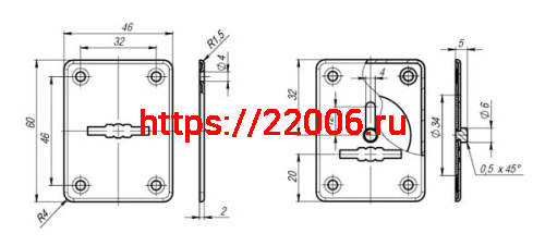 Накладка Fuaro (Фуаро) на сувальдный замок ESC.S-lift+S/K.set (ESC081/082) хром (2шт.) фото 2 Накладка Fuaro (Фуаро) на сувальдный замок ESC.S-lift+S/K.set (ESC081/082) хром (2шт.) фото 2