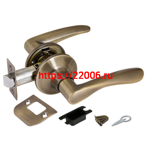 Ручка Punto (Пунто) защелка DK620 AB-PS (6020 AB-P) (без фик.) бронза Ручка Punto (Пунто) защелка DK620 AB-PS (6020 AB-P) (без фик.) бронза