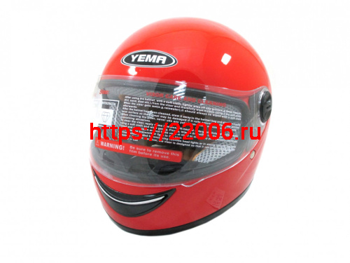 Мотошлем YM-205 KIDS красный (L) Мотошлем YM-205 KIDS красный (L)