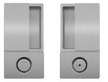 B30002.02.32 AGB (АГБ) Ручка WAVE под WC (мат хром), для раздвижных дверей