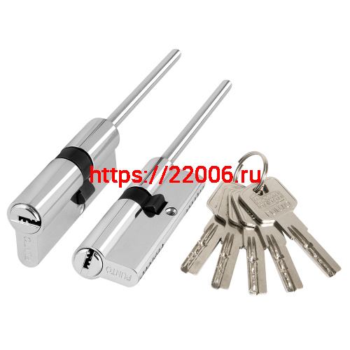 Цилиндровый Punto (Пунто) механизм Z3007Tang80(45+10+25) со штоком CP хром Цилиндровый Punto (Пунто) механизм Z3007Tang80(45+10+25) со штоком CP хром