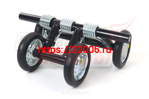 Тележка Буран (широкий каток) в сборе 3-х пружинная фото 2 Тележка Буран (широкий каток) в сборе 3-х пружинная фото 2