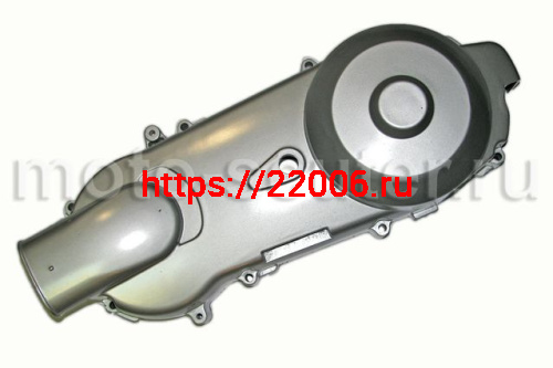 Крышка вариатора 4T152QMI 125сс (короткий картер) серая Крышка вариатора 4T152QMI 125сс (короткий картер) серая