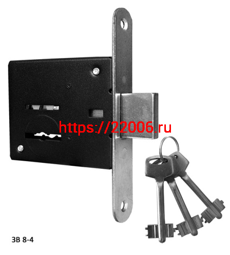 Замок Omega (Омега) врезной сувальдный ЗВ8-4, 3 кл. Замок Omega (Омега) врезной сувальдный ЗВ8-4, 3 кл.