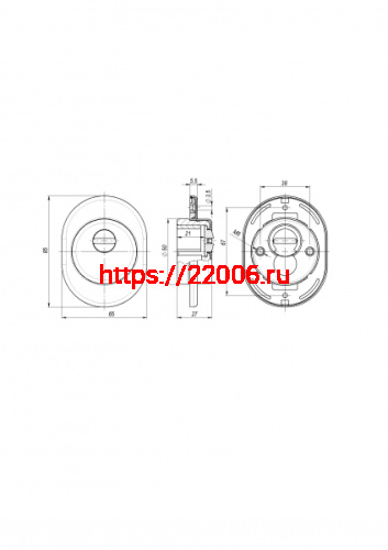 Броненакладка Fuaro (Фуаро) DEF 4825 SG МАТ ЛАТУНЬ фото 4