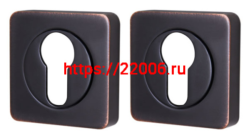 Накладка Armadillo (Армадилло) CYLINDER ET/SQ-21ABL-18 Темная медь 2шт. Накладка Armadillo (Армадилло) CYLINDER ET/SQ-21ABL-18 Темная медь 2шт.