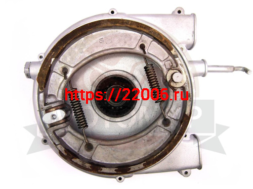 Кожух Иж в сборе со звездой и с колодками (реставрация) Кожух Иж в сборе со звездой и с колодками (реставрация)