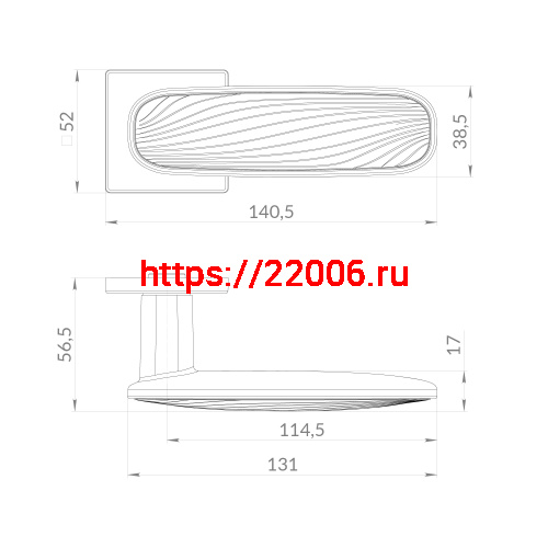 Ручка Punto (Пунто) раздельная K.EST.Q52.SHADE SSC/WH-16 сатинированный хром/белый фото 3 Ручка Punto (Пунто) раздельная K.EST.Q52.SHADE SSC/WH-16 сатинированный хром/белый фото 3