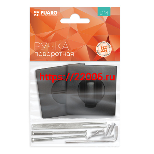 Ручка Fuaro (Фуаро) поворотная BK6.K.DM51 (BK6 DM) BL-24 черный фото 2 Ручка Fuaro (Фуаро) поворотная BK6.K.DM51 (BK6 DM) BL-24 черный фото 2
