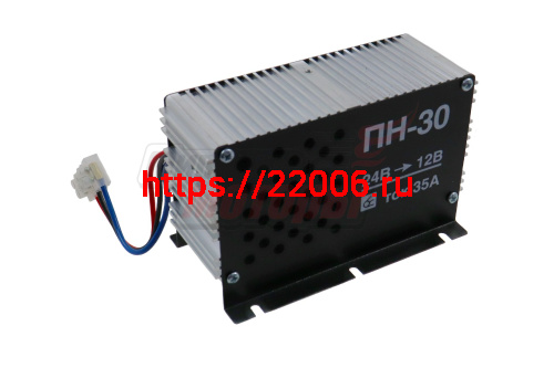 Преобразователь напряжения Вымпел ПН-30 (450вт,24-12в,132*70*65,0,6кг,инструкция,коробка) Преобразователь напряжения Вымпел ПН-30 (450вт,24-12в,132*70*65,0,6кг,инструкция,коробка)
