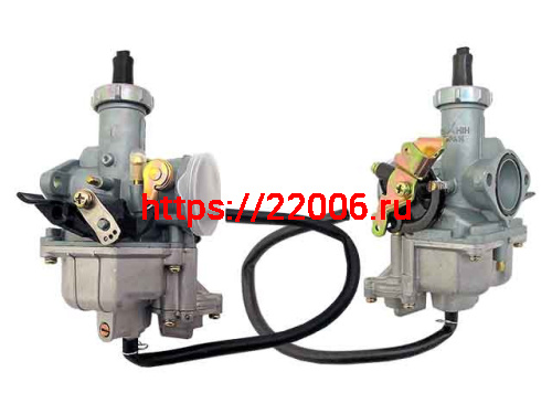 Карбюратор KEIHIN PZ27B вп. d-27, вып. d-38 с ускорительным насососом, ручной обогатитель
