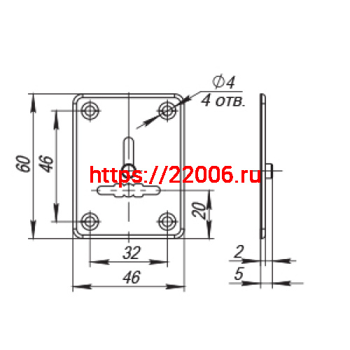 Декоративная Punto (Пунто) накладка ESC081/1-SS (нержавейка) на сув. замок со шторкой (1 шт.) тех.упак. фото 2 Декоративная Punto (Пунто) накладка ESC081/1-SS (нержавейка) на сув. замок со шторкой (1 шт.) тех.упак. фото 2