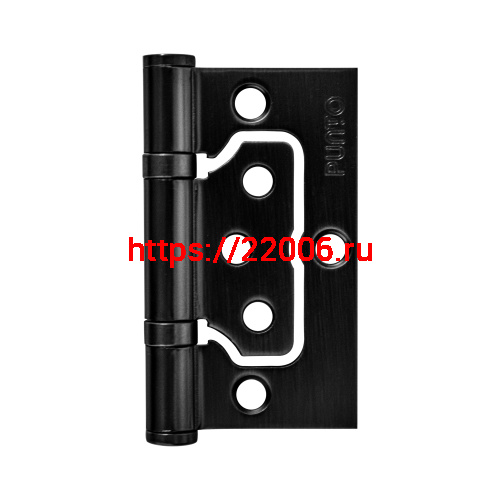 Петля Punto (Пунто) универсальная без врезки IN3200W-HD BL (200-2B/HD 75x2,5) черный Петля Punto (Пунто) универсальная без врезки IN3200W-HD BL (200-2B/HD 75x2,5) черный