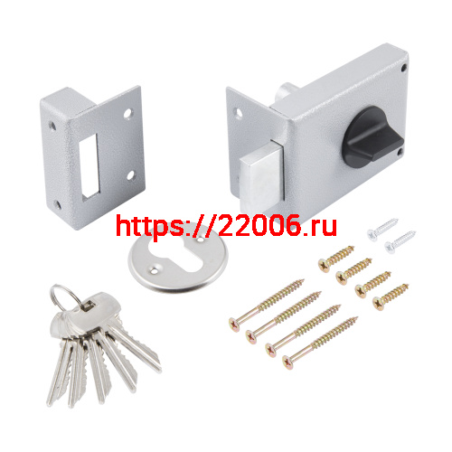 Замок Omega (Омега) накладной цилиндровый ЗН1-1.1 ГЛ серый, 5 кл. фото 4 Замок Omega (Омега) накладной цилиндровый ЗН1-1.1 ГЛ серый, 5 кл. фото 4