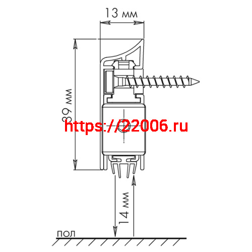 Накладной автоматический Armadillo (Армадилло) порог APLIQUE ONE SIZE A фото 3 Накладной автоматический Armadillo (Армадилло) порог APLIQUE ONE SIZE A фото 3