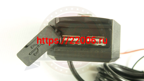 Гнездо 2хUSB с выключателем, клеммы-ушки, 758B1 фото 2 Гнездо 2хUSB с выключателем, клеммы-ушки, 758B1 фото 2