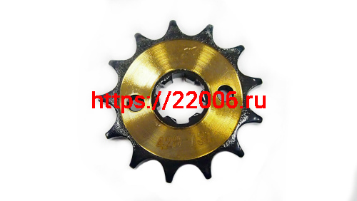 Звезда 13 зуб. (428) (d14-17, 2х30) цепи, ведущая
