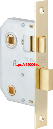 Защелка Kale kilit (Кале килит) врезная 251 WC (44 mm) (латунь), прав. Защелка Kale kilit (Кале килит) врезная 251 WC (44 mm) (латунь), прав.