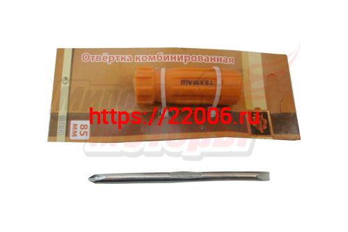 Отвертка переставная 85мм (Техмаш 10294-ТМ) Ph2-Sl6мм Отвертка переставная 85мм (Техмаш 10294-ТМ) Ph2-Sl6мм