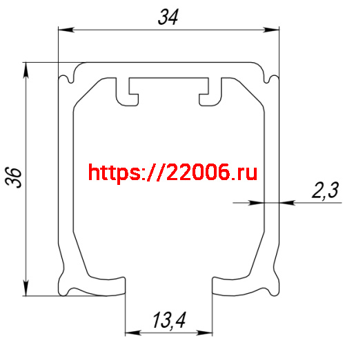 Верхняя Armadillo (Армадилло) направляющая Comfort-PRO 80/2,3/4000 track (4 м) фото 2 Верхняя Armadillo (Армадилло) направляющая Comfort-PRO 80/2,3/4000 track (4 м) фото 2