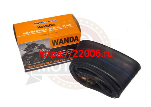 Камера 17" 2.25/2.50-17 мопед типа Альфа, бутил (фирм.кач), картон.короб, вентиль ТR4, WANDA Камера 17" 2.25/2.50-17 мопед типа Альфа, бутил (фирм.кач), картон.короб, вентиль ТR4, WANDA