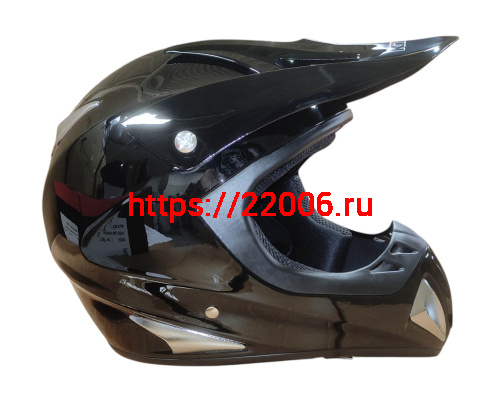 Шлем кроссовый KIRIN K27, черный, черн-бел, зелен-желт, размер S фото 3 Шлем кроссовый KIRIN K27, черный, черн-бел, зелен-желт, размер S фото 3