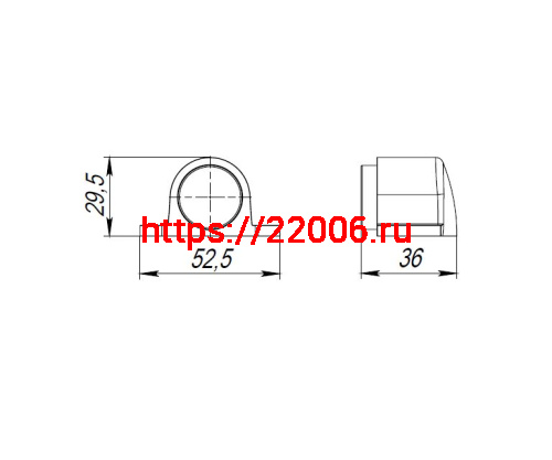 Упор Punto (Пунто) дверной напольный DFIX/F52 (DS PF-52) CP-8 хром фото 3 Упор Punto (Пунто) дверной напольный DFIX/F52 (DS PF-52) CP-8 хром фото 3