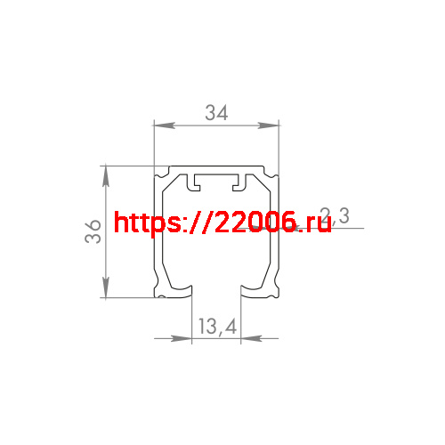 Верхняя Armadillo (Армадилло) направляющая SLD.Comfort-PRO/3000 track AL алюминий фото 2 Верхняя Armadillo (Армадилло) направляющая SLD.Comfort-PRO/3000 track AL алюминий фото 2