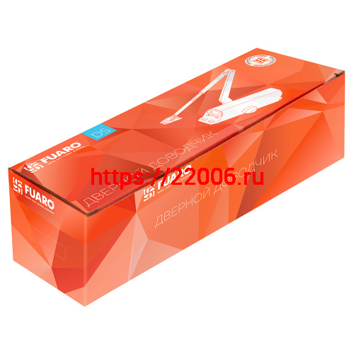 Доводчик Fuaro (Фуаро) дверной DC20-4 (DC-204) AL до 85 кг (алюминий) фото 2