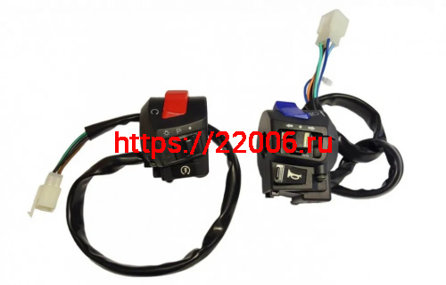 Пульты руля левый + правый в сборе Stels Дельта - 200 Пульты руля левый + правый в сборе Stels Дельта - 200