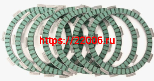 Диск сцепления KAYO 125/140, усиленные (3 шт.) OTOM ZS