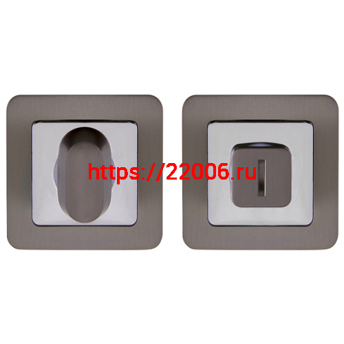 Ручка Punto (Пунто) поворотная BK6.K.QR52 (BK6 QR) GR/CP-23 графит/хром