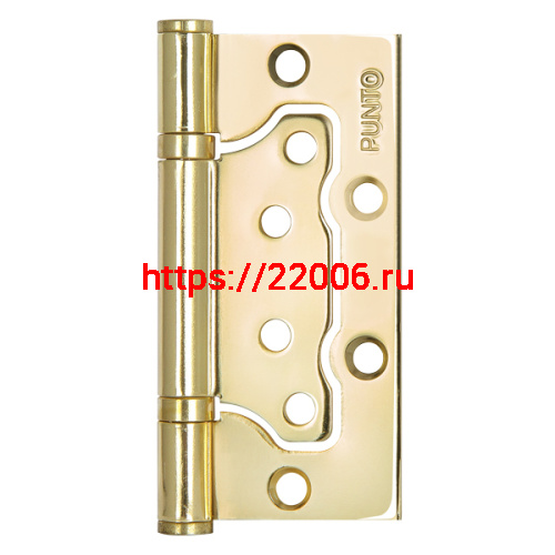 Петля Punto (Пунто) универсальная без врезки IN4200W-HD PB (200-2B/HD 100x2,5) латунь Петля Punto (Пунто) универсальная без врезки IN4200W-HD PB (200-2B/HD 100x2,5) латунь