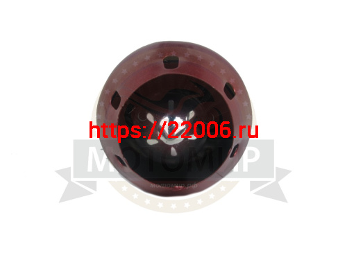 Фильтр воздушный нулевого сопротивления (1670) КОРПУС НЕОН6 красный d=42, 45 гр., сетка, к К65, К68 фото 3