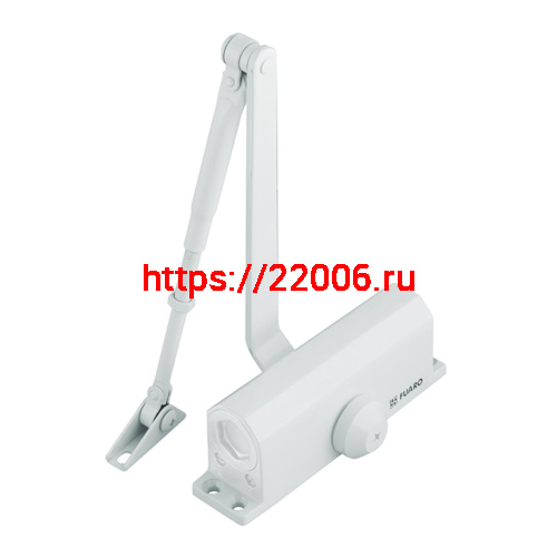 Доводчик Fuaro (Фуаро) дверной DC20-2 (DC-202) WH до 45 кг (белый)
