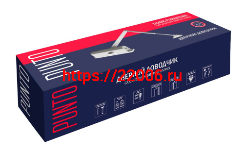 Доводчик Punto (Пунто) дверной SDC2060 BR 80-180 кг (коричневый) фото 2 Доводчик Punto (Пунто) дверной SDC2060 BR 80-180 кг (коричневый) фото 2